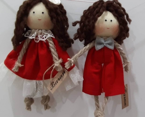 عروسک های دست ساز فرشته های باران